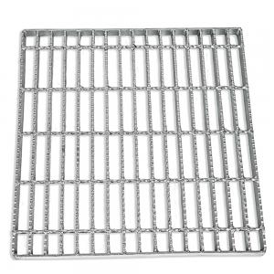 Hot-dip galvanized non-slip Serrated steel grating